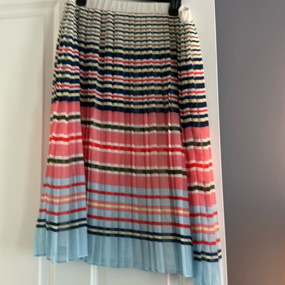 Long striped skirt